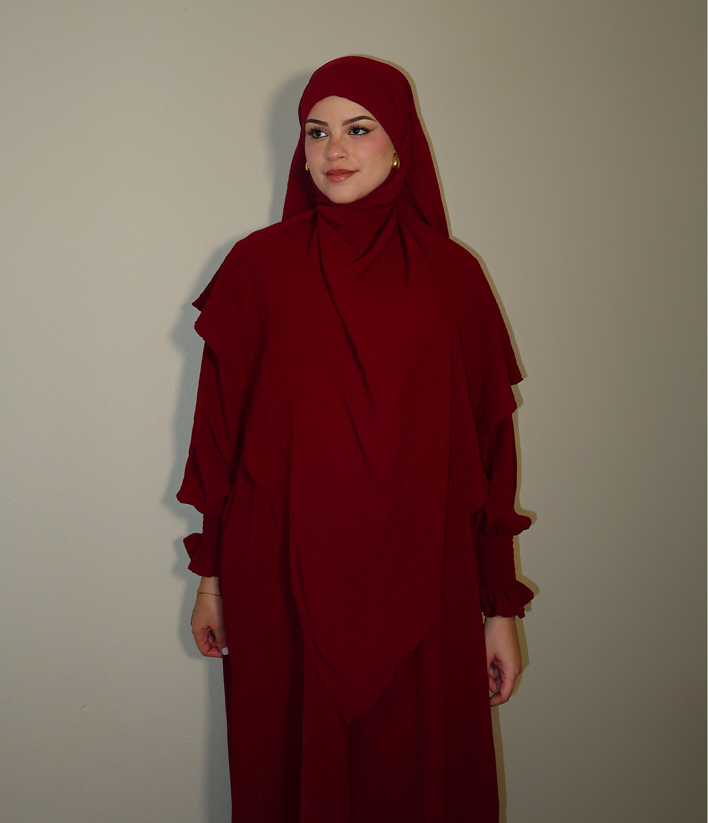 Truest Red | Khimar Set