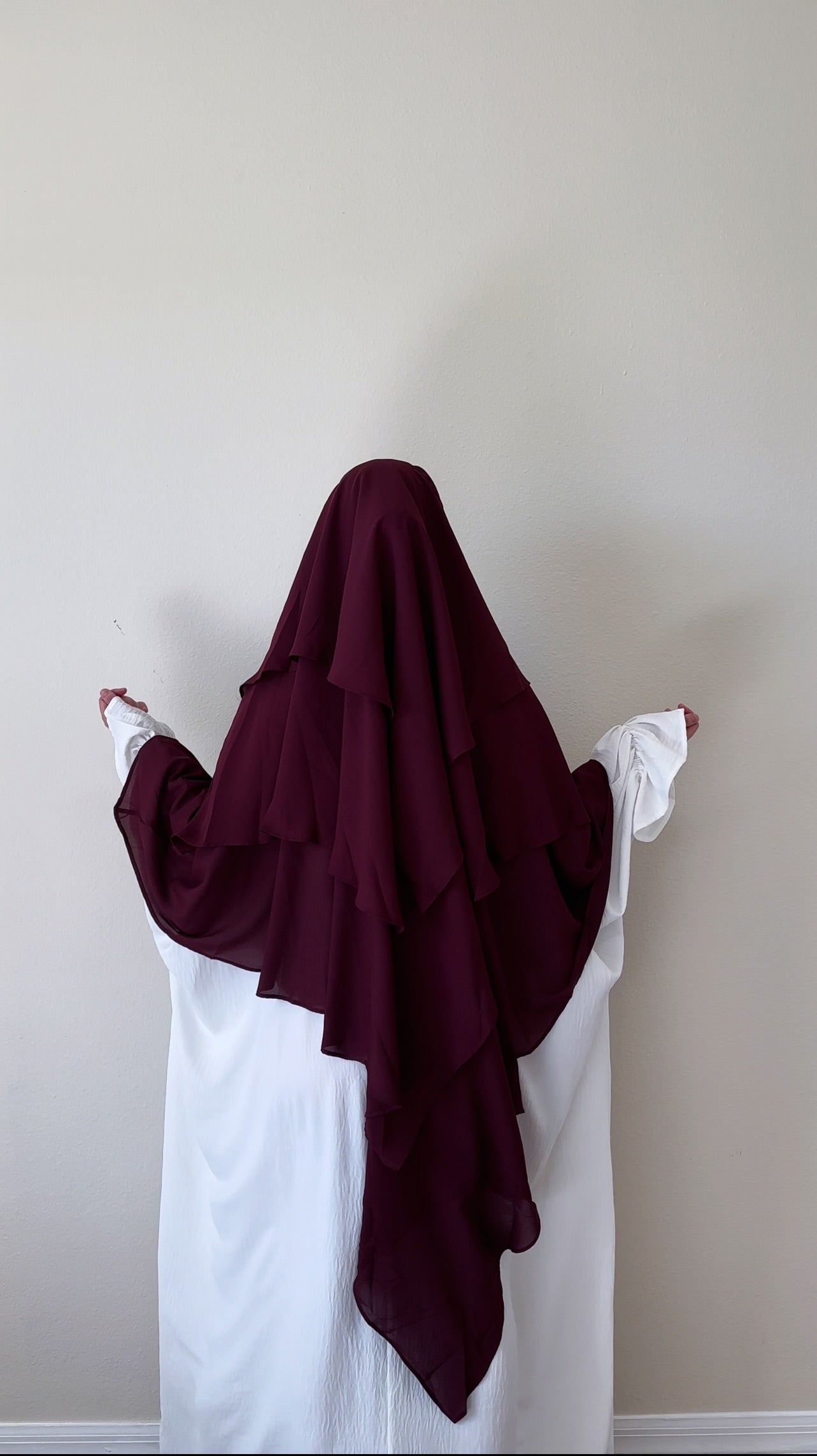 Red Velvet Khimar