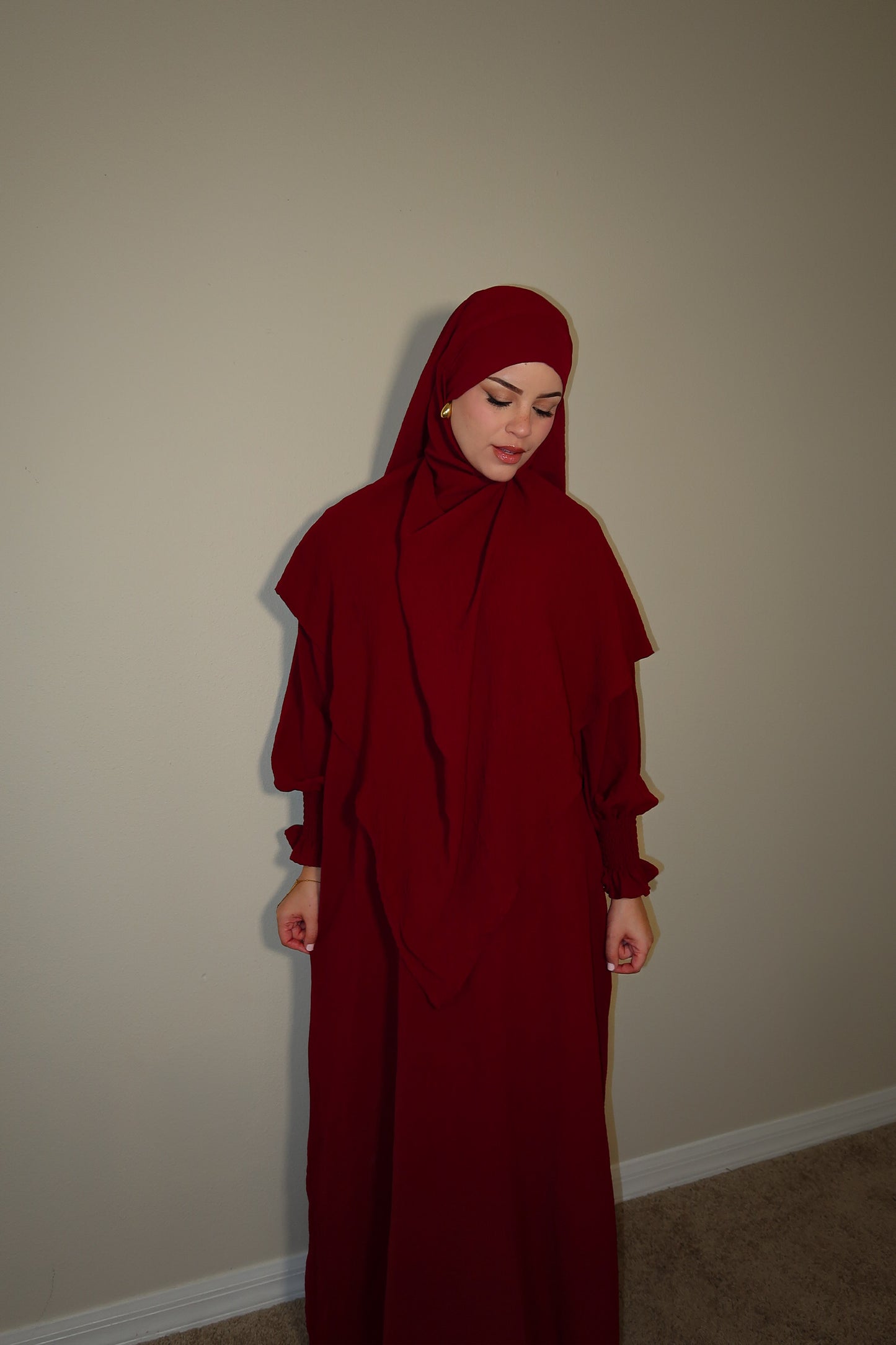 Truest Red | Khimar Set